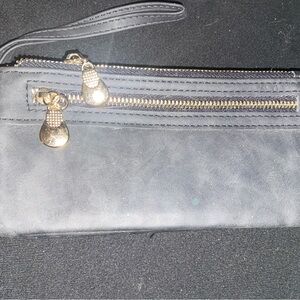 L.L.Bean swede wristlet